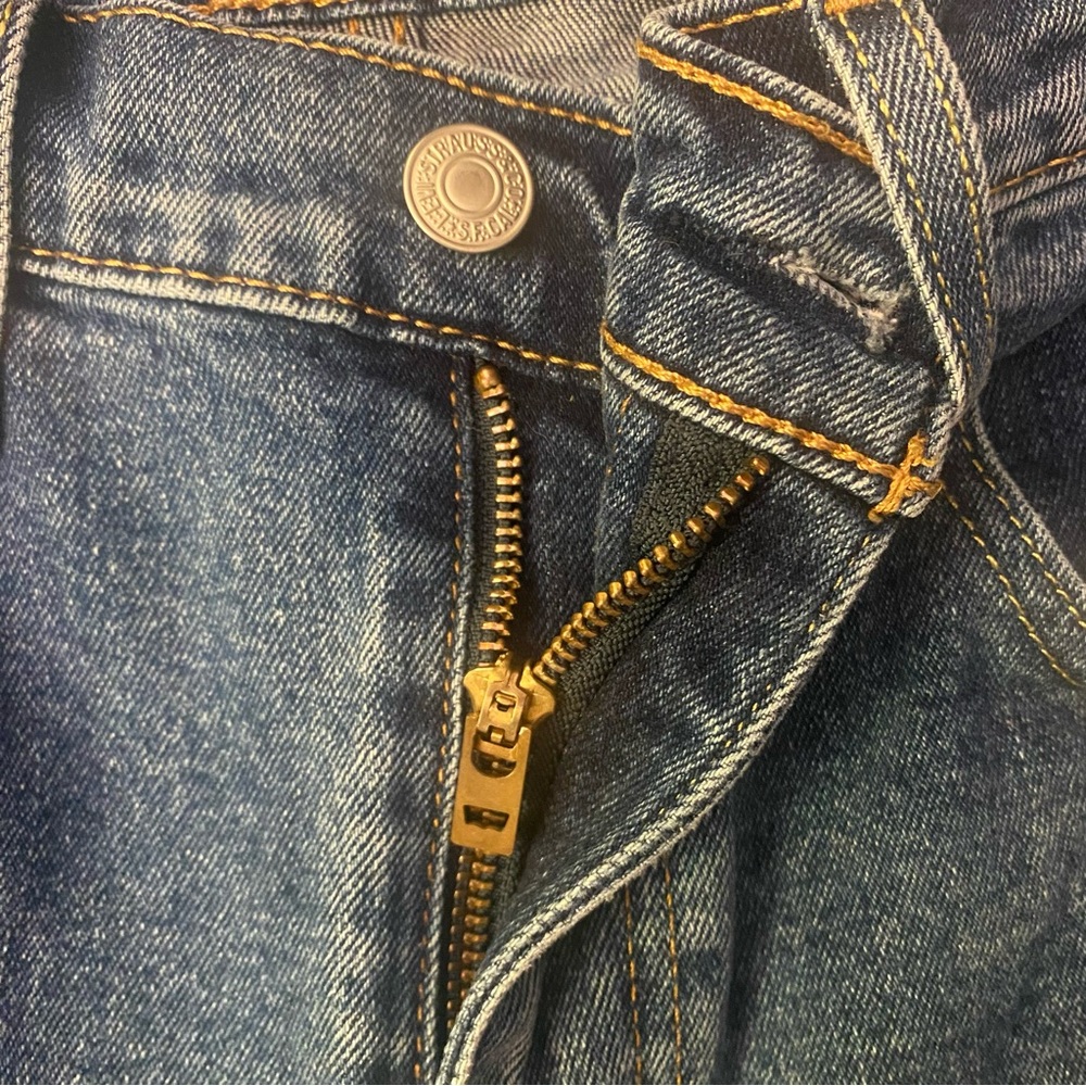Levi's 512 Men's Denim Jeans - Dark Blue GUC 34x34 - Picture 5 of 6